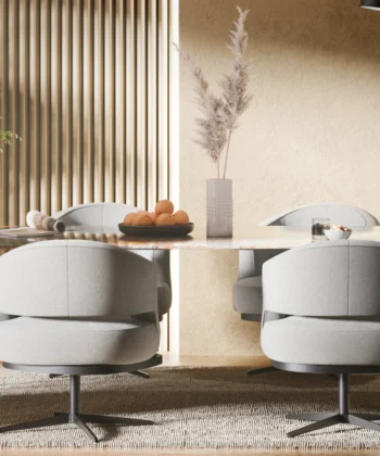 ANDALO Bespoke Upholstered Dining Chair (70 × 72 × 87 cm)