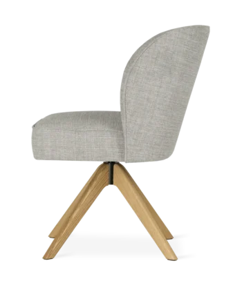 SALINA Bespoke 360° Swivel Dining & Office Armchair (58 × 65 × 82 cm)