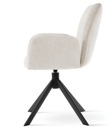 MOENA Bespoke 360° Swivel Dining & Office Armchair (59 × 62 × 88 cm)