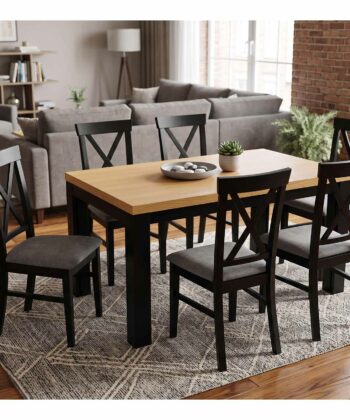 Aura Rectangular Extendable Dining Table 140-90-100 cm – Wotan Oak Loft Desk