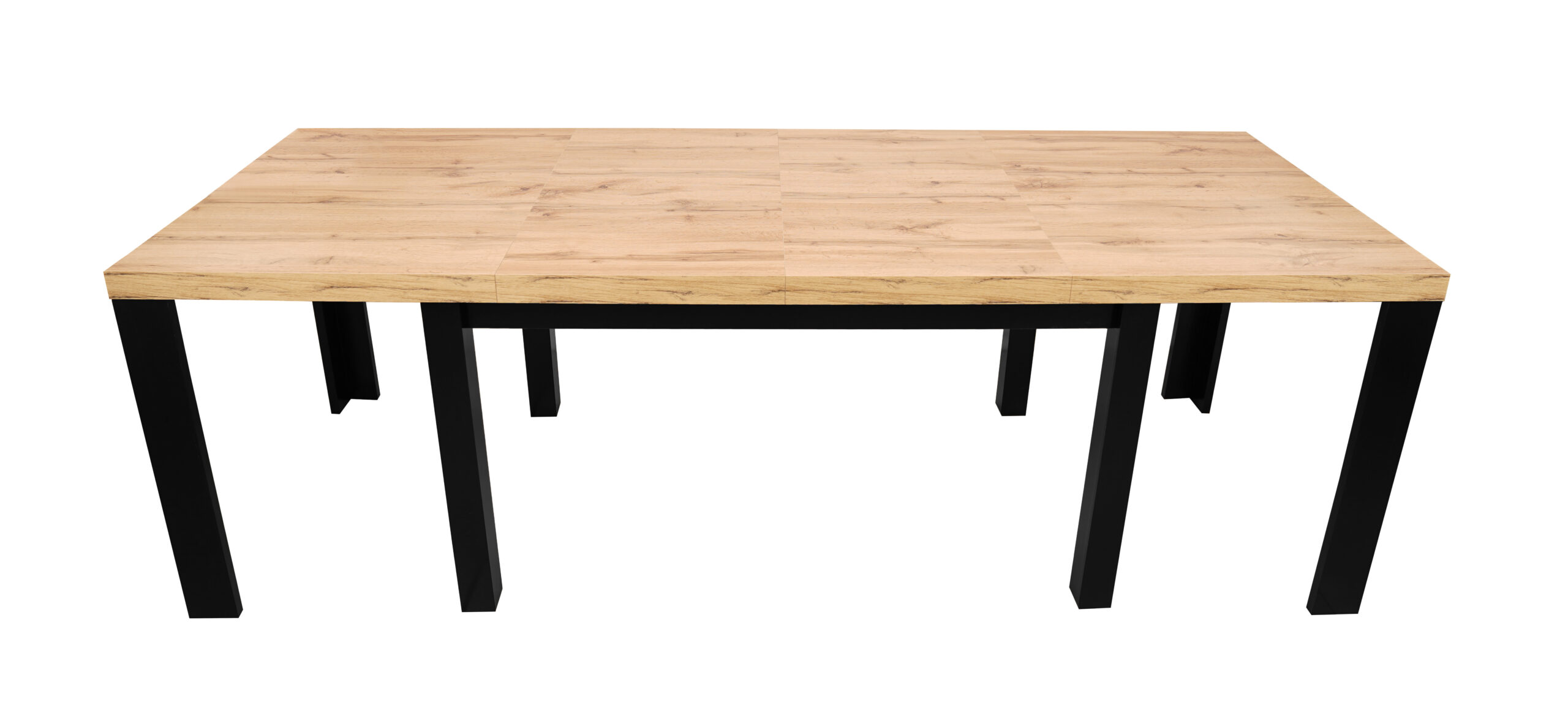 Aura Rectangular Extendable Dining Table 140-90-100 cm – Wotan Oak Loft Desk