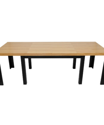 Aura Rectangular Extendable Dining Table 140-90-100 cm – Wotan Oak Loft Desk