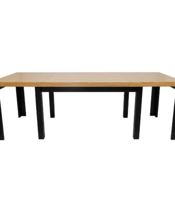 Aura Rectangular Extendable Dining Table 140-90-100 cm – Wotan Oak Loft Desk