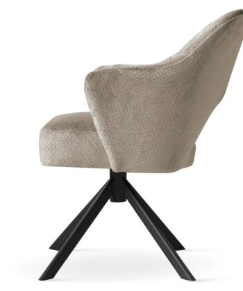 BARDOLINO Bespoke 360° Swivel Dining & Office Armchair (58 × 54 × 85 cm)