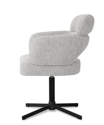 AREZZO Bespoke 360° Swivel Dining & Office Armchair (73 × 72 × 88 cm)
