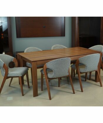 Walnut Harmony Armchair – American Walnut Beech Pepitka Dining Chair