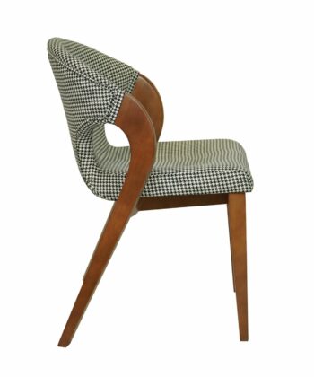 Walnut Harmony Armchair – American Walnut Beech Pepitka Dining Chair