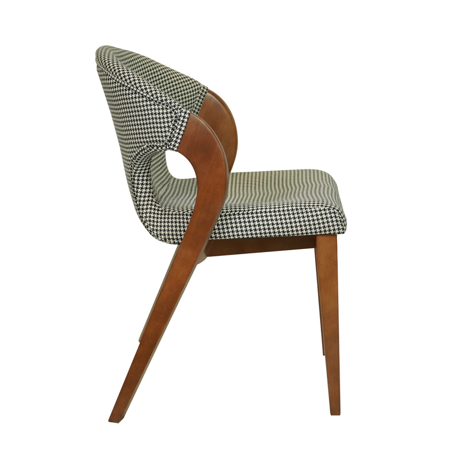 Walnut Harmony Armchair – American Walnut Beech Pepitka Dining Chair