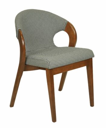 Walnut Harmony Armchair – American Walnut Beech Pepitka Dining Chair