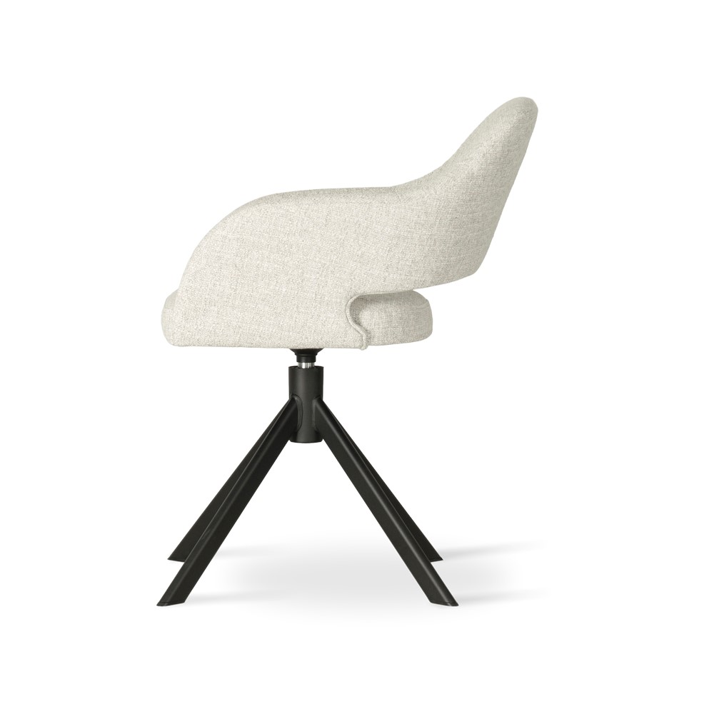 PANAREA Bespoke 360° Swivel Dining & Office Armchair (58 × 61 × 80 cm)