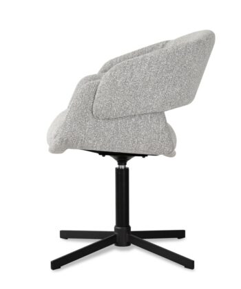 BRINDISI Bespoke 360&deg; Swivel Dining & Office Armchair (61 &times; 61 &times; 77 cm)