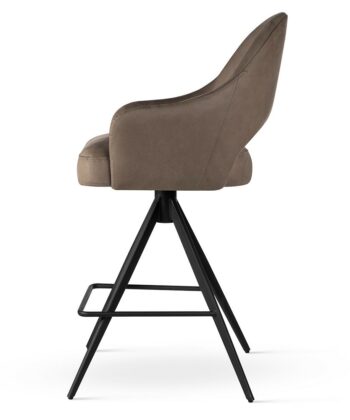 COMO Bespoke Adjustable Swivel Bar Stool (56 × 59 × 109 cm)