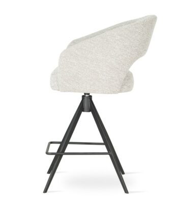 RAMATUELLE Bespoke Adjustable Swivel Bar Stool (55 × 62 × 110 cm)