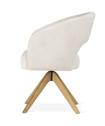 ISCHIA Bespoke 360° Swivel Dining & Office Armchair (57 × 65 × 81 cm)