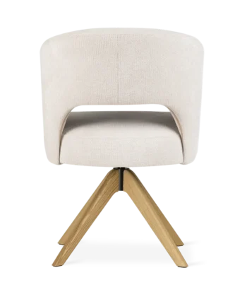 ISCHIA Bespoke 360° Swivel Dining & Office Armchair (57 × 65 × 81 cm)