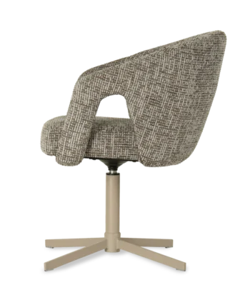 MALCESINE Bespoke 360° Swivel Dining & Office Armchair (60 × 65 × 80 cm)