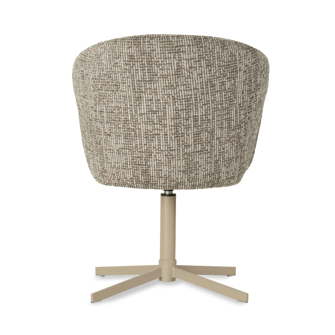 MALCESINE Bespoke 360° Swivel Dining & Office Armchair (60 × 65 × 80 cm)