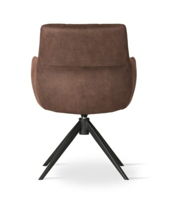 LAZISE Bespoke 360° Swivel Dining & Office Armchair (60 × 62 × 83 cm)