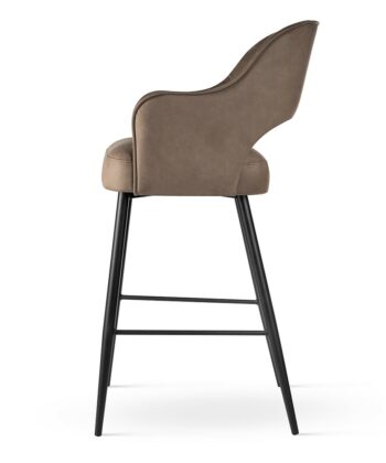 FIESOLE Bespoke Upholstered Counter & Bar Stool (52 × 64 × 112 cm)