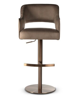 URBINO Bespoke Adjustable Swivel Bar Stool (51 × 53 × 96-120 cm)