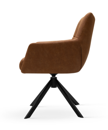 SALERNO Bespoke 360° Swivel Dining & Office Armchair (62 × 62 × 85 cm)