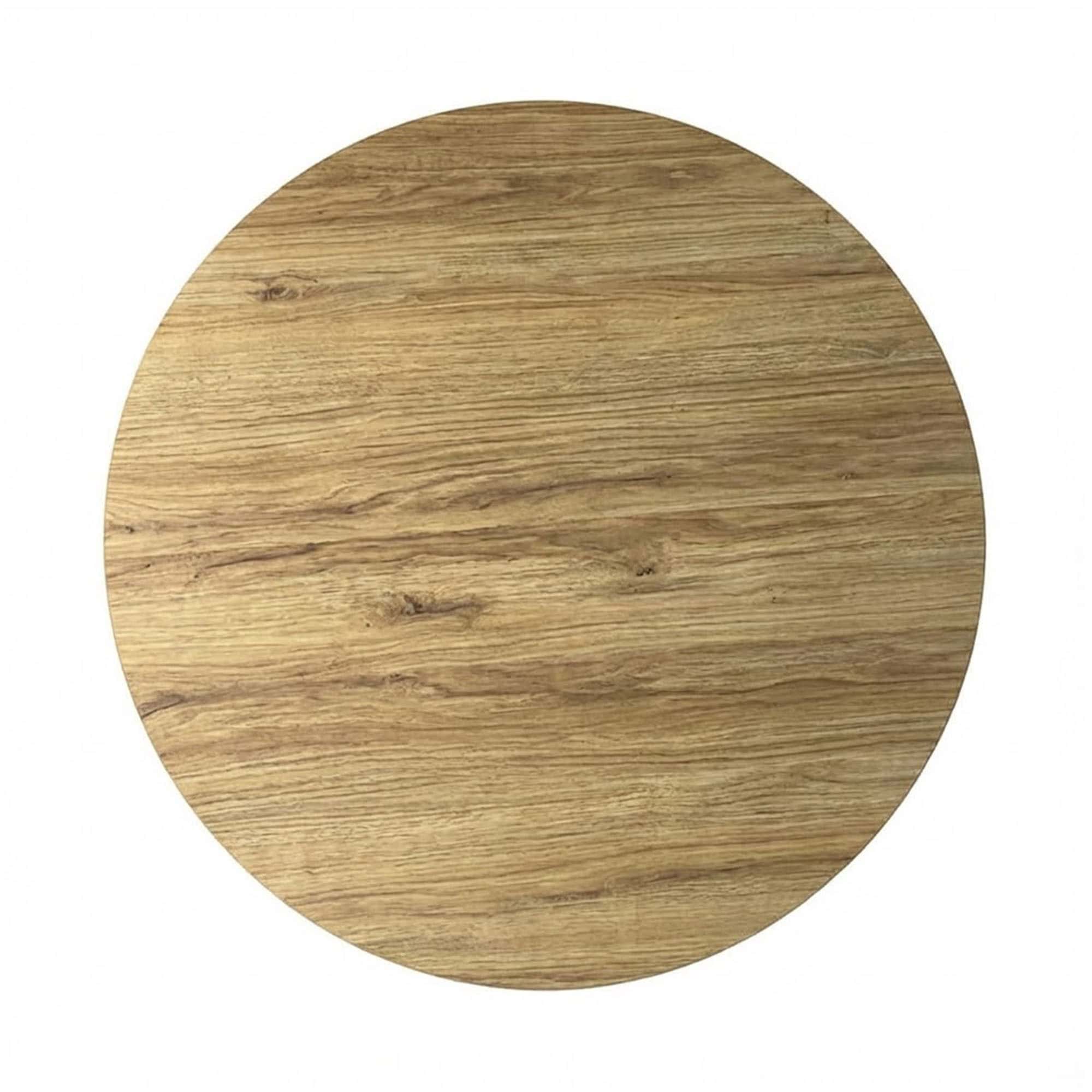 Moniq Round Extendable Table fi 100+40 Loft Style Laminated Top