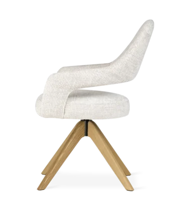 TRANI Bespoke 360° Swivel Dining & Office Armchair (61 × 66 × 97 cm)