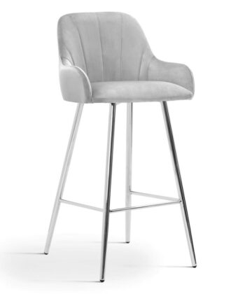 BIELLA Bespoke Upholstered Counter & Bar Stool (51 × 54 × 102 cm)