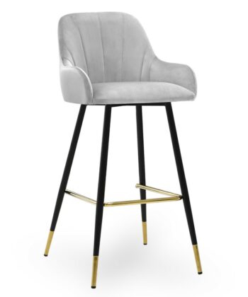 BIELLA Bespoke Upholstered Counter & Bar Stool (51 × 54 × 102 cm)