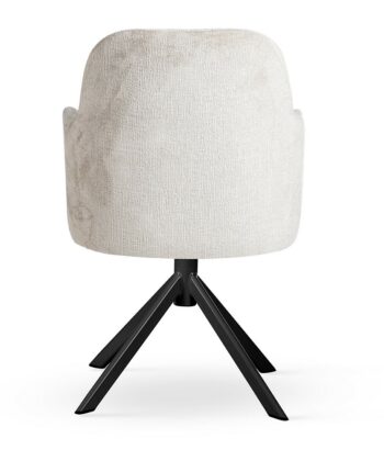 CERVINIA Bespoke 360° Swivel Dining & Office Armchair (62 × 63 × 85 cm)