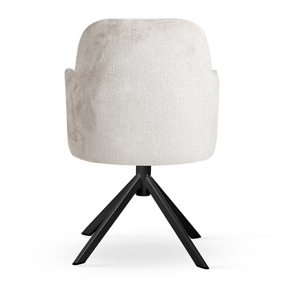 CERVINIA Bespoke 360° Swivel Dining & Office Armchair (62 × 63 × 85 cm)