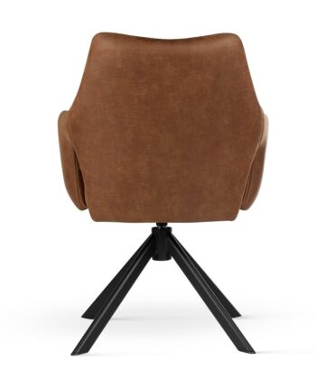 VELIA Bespoke 360° Swivel Dining & Office Armchair (58 × 62 × 85 cm)