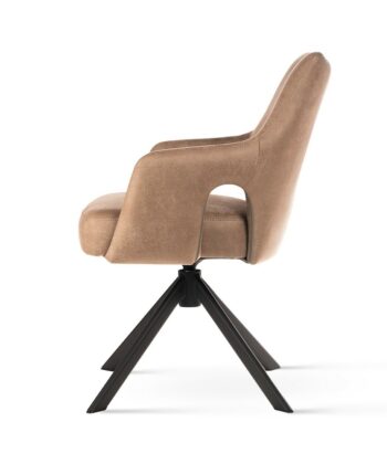 PINZOLO Bespoke 360° Swivel Dining & Office Armchair (58 × 62 × 63 cm)