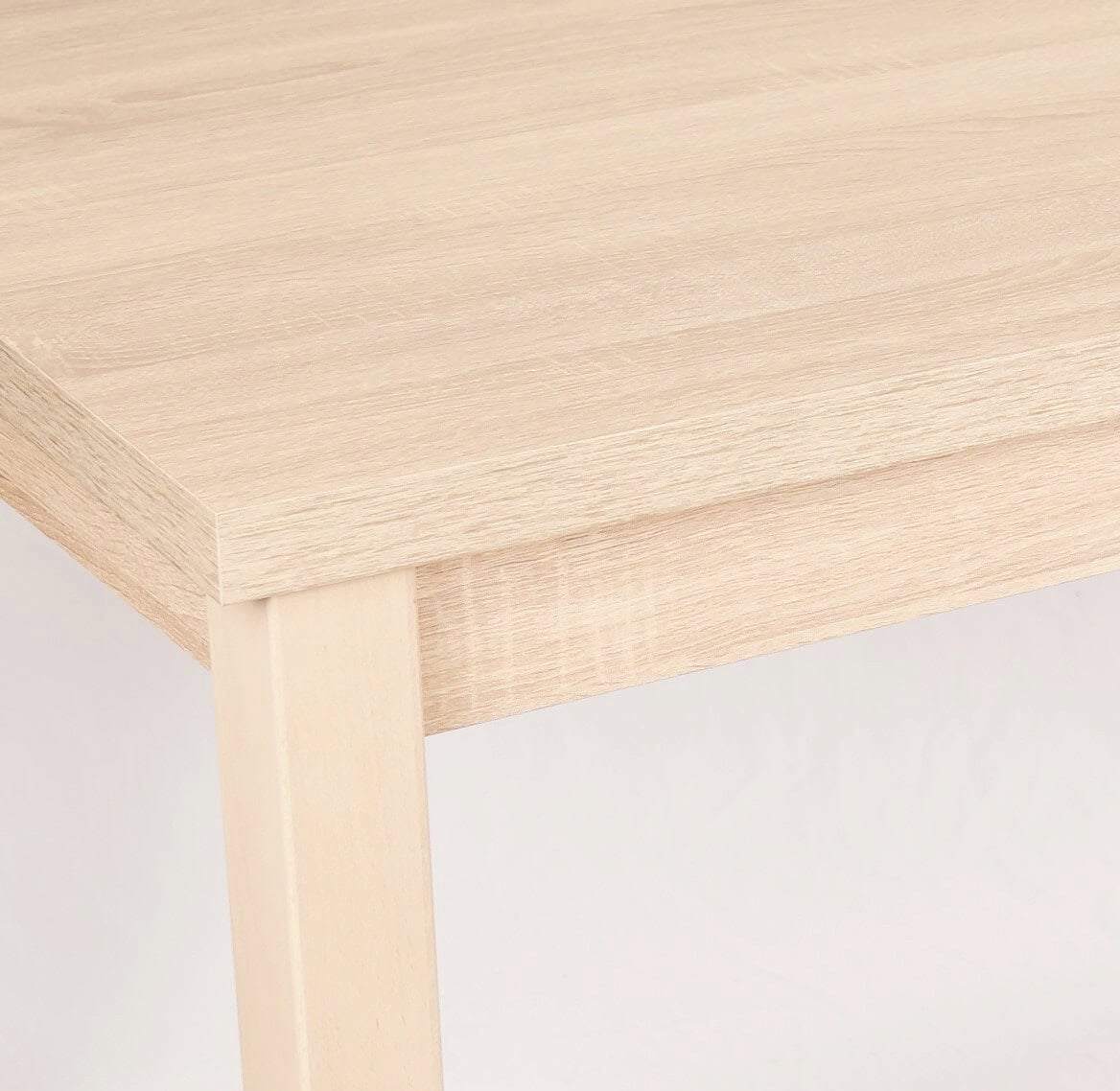 Wotan Ridge Extendable Dining Table – Light Oak 120×70+40cm Beech Legs